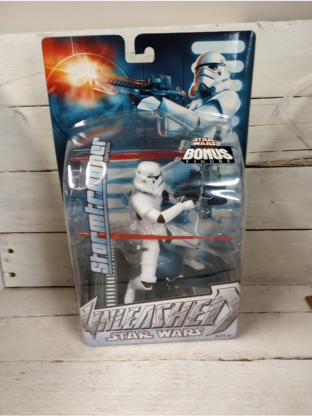 Star Wars Unleashed Stormtrooper With Bonus Action Figure Hasbro Unopened Box